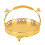 Fruit Tray Retro Style Round Large Capacity Handle 2