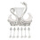 Swan Shape Dinnerware Set Light Luxury Exquisite 1