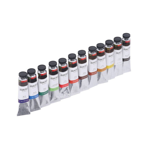 12-teiliges Ölfarben-Set, satte, leuchtende Farben, lichtecht 2