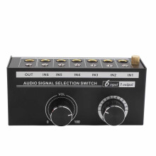 Audiosignaalselector met volumeregeling 6