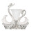 Swan Shape Dinnerware Set Light Luxury Exquisite 5