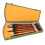 7Pcs Calligraphy Brush Weasel Hair Wood Handle 1