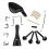 15Pcs Violin Accessory Tailpiece Chin Rest Tuning 3