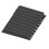 10 Pcs Black Piano Keys Matte Texture ABS Plastic 2