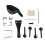 15Pcs Violin Accessory Tailpiece Chin Rest Tuning 2
