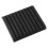 10 Pcs Black Piano Keys Matte Texture ABS Plastic 5