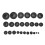 25Pcs Saxophone Leather Pads Universal Airtight 1