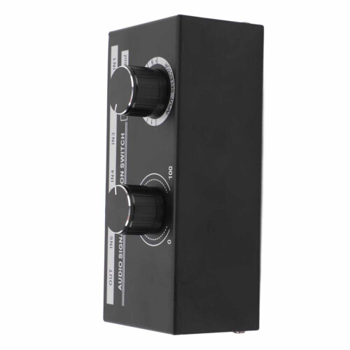 Audiosignaalselector met volumeregeling 6 2