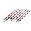 7Pcs Calligraphy Brush Weasel Hair Wood Handle 3