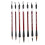 7Pcs Calligraphy Brush Weasel Hair Wood Handle 2