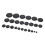 25Pcs Saxophone Leather Pads Universal Airtight 3