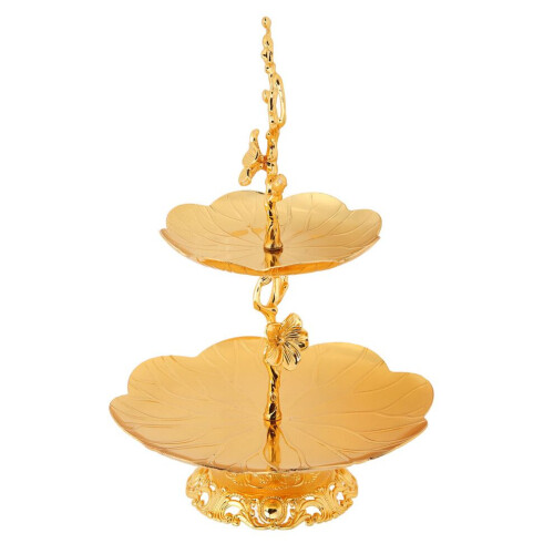 2 Layer Cupcake Stand European Style Gold Cupcake 2
