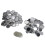 100 Sets Blank Button Badge Parts Set DIY for 2