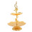 2 Layer Cupcake Stand European Style Gold Cupcake 2