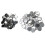 100 Sets Blank Button Badge Parts Set DIY for 5
