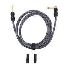Cable de instrumento de guitarra de 6,6 pies de longitud, 22 AWG
