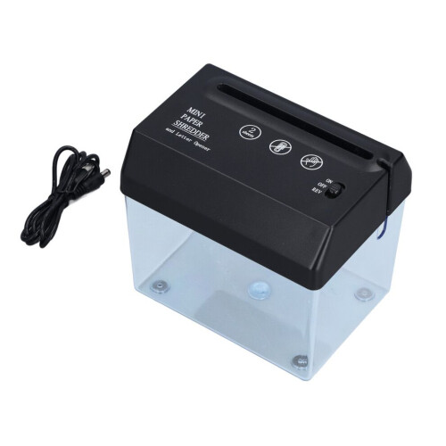 Mini-Aktenvernichter USB A6 Metallmesser Verschleiß