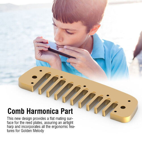 Aluminiumlegering Blues Comb mondharmonica onderdeel voor 1