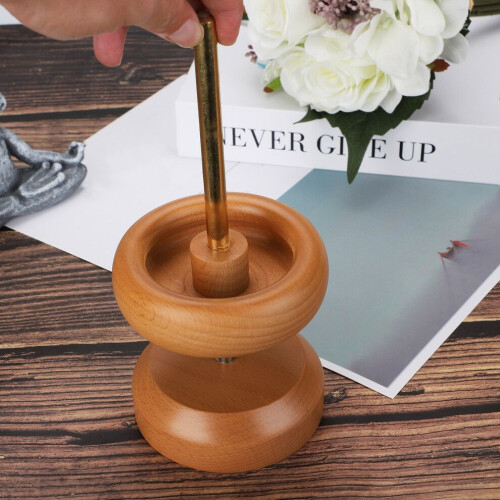 Bead Spinner Bowl Wooden Rapid Beading Device 2