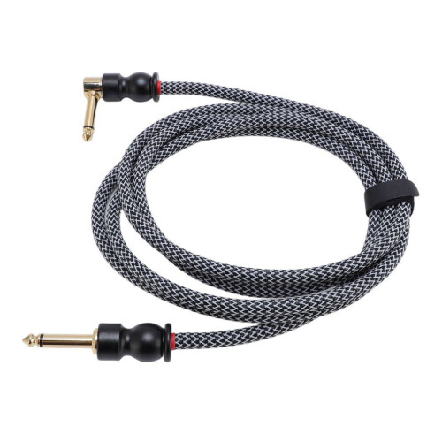 Gitarrinstrumentkabel 6,6 fot längd 22 AWG 2