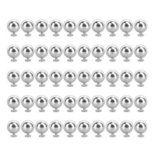 Set van 50 parelmoeren klinknagels, metalen spikes voor kleding