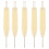 5 Pcs Transfer Needle 3.6mm Pitch 1X2 Fine 1