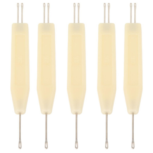5 Pcs Transfer Needle 3.6mm Pitch 1X2 Fine