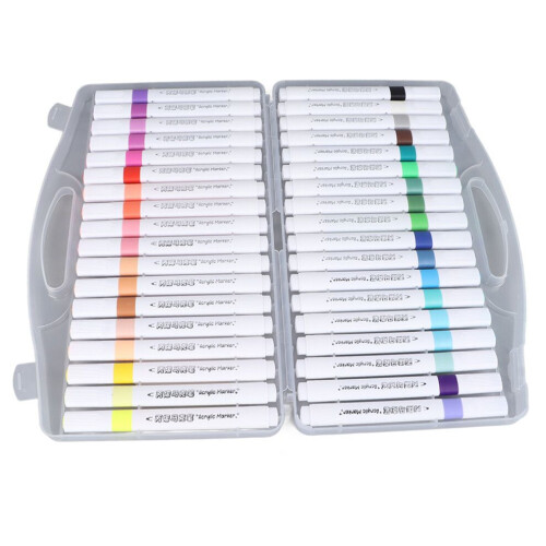 36 Farben Acryl-Farbmarker mit hoher Deckkraft