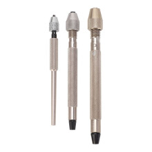 3Pcs Pin Vise Hand Drill Bit Set Aluminum Alloy