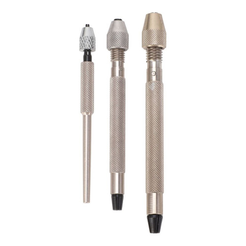 3-delars skruvstäd handborrset aluminiumlegering