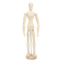16 inch houten mini-mannequin, flexibel en draaibaar