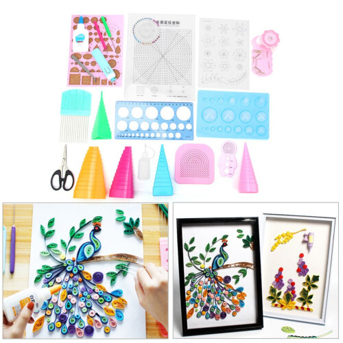 24pcs Paper Quilling Tool Complete Set Electric 1