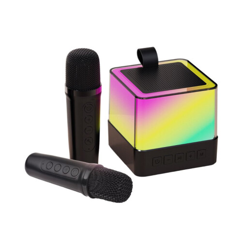 Mini Karaoke Machine Wireless Microphone and 2