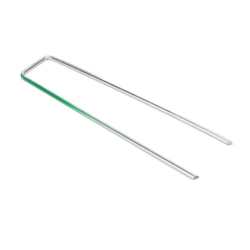 100 Stück U-förmige Gartenpfähle, robust, halbhochwertig 1