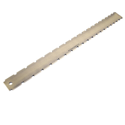Practical 24.75 Notched Fret Board Straight Edge