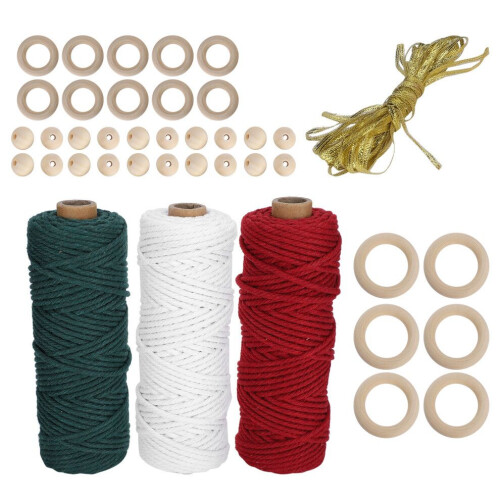 100m Christmas Wrapping String Cotton Rope Braid 1
