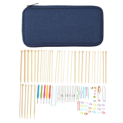 Stickkit Ergonomisk Design Bärbar Bambu