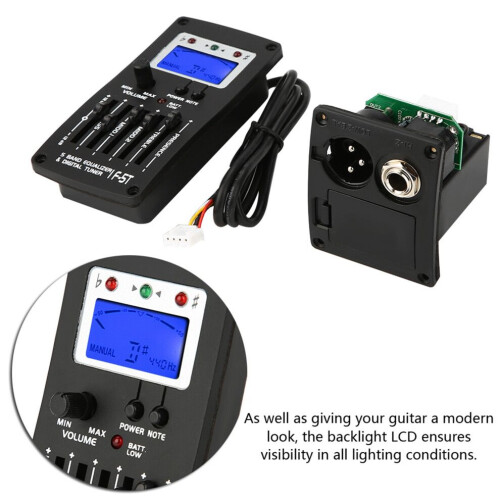 F‑5T 5-bands equalizer digitale tuner pickup voor 2