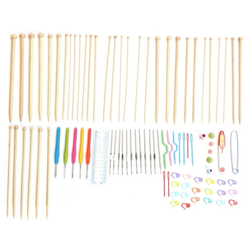 Stickkit Ergonomisk Design Bärbar Bambu 2