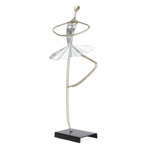 Balletttänzerin-Skulptur aus robustem Eisen 2