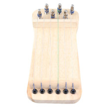 Kinesisk citer Finger Trainer Trä 6-strängad Mini