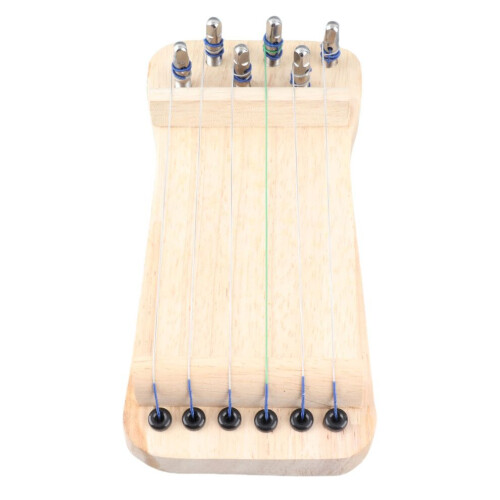 Kinesisk citer Finger Trainer Trä 6-strängad Mini