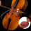 Viool, altviool, cello, professionele hars met hout 3