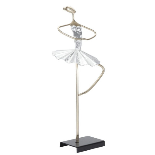 Balletttänzerin-Skulptur aus robustem Eisen 1
