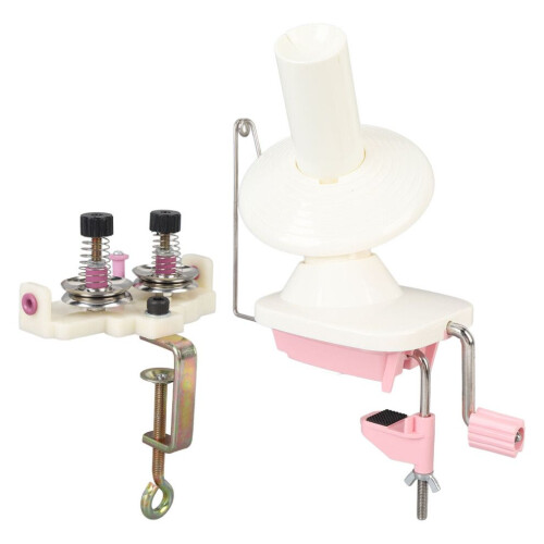 Manual Yarn Winder with Dual Head Thread Guide 2
