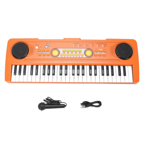 Bärbart elektroniskt keyboardpiano 49 tangenter brett