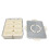 Portable Snackle Box Container Plastic Divided 2