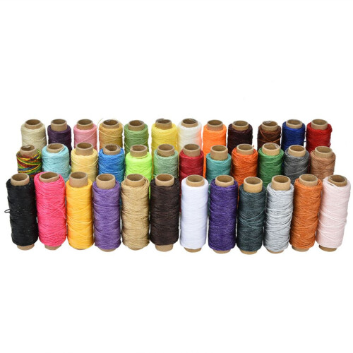 36 Farben, 50 Meter/Rolle, 150D Lederhandwerk 1