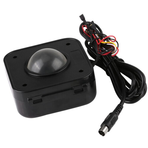 Beleuchtete 4,5 cm runde LED-Trackball-Maus PS/2 2