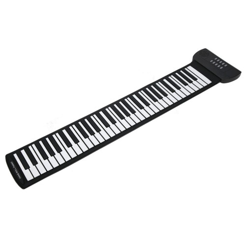 Hand Roll Piano 61 Key Foldable Silicone 2